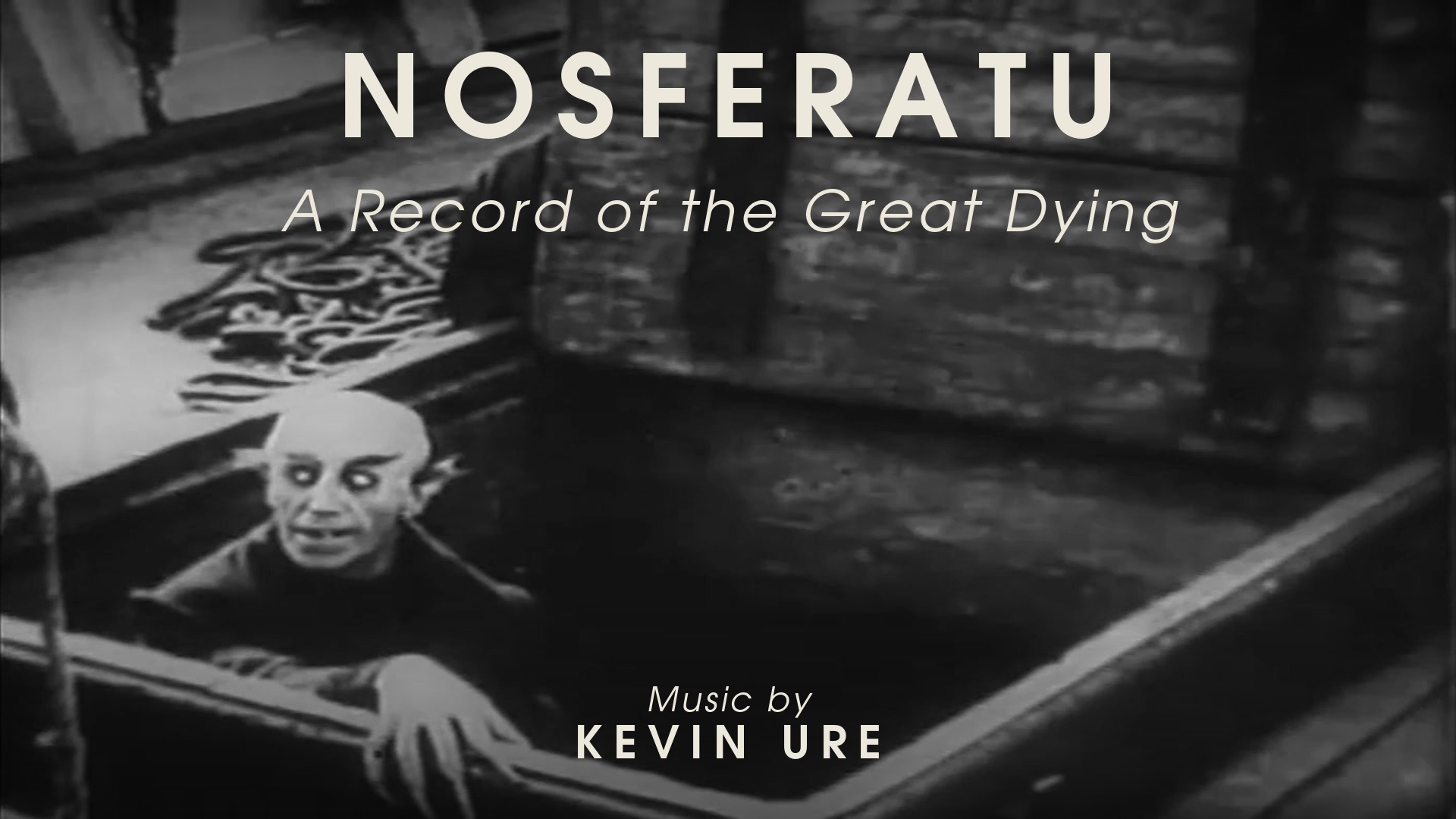 Title card from Nosferatu: A Record of the Great Dying, a frame from the finished film